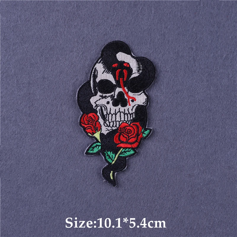 Parches termoadhesivos para ropa Rock and Roll, bordado termoadhesivo, pegatina térmica Fusible para ropa, recuerdo, parche para coser DIY - imagen 4
