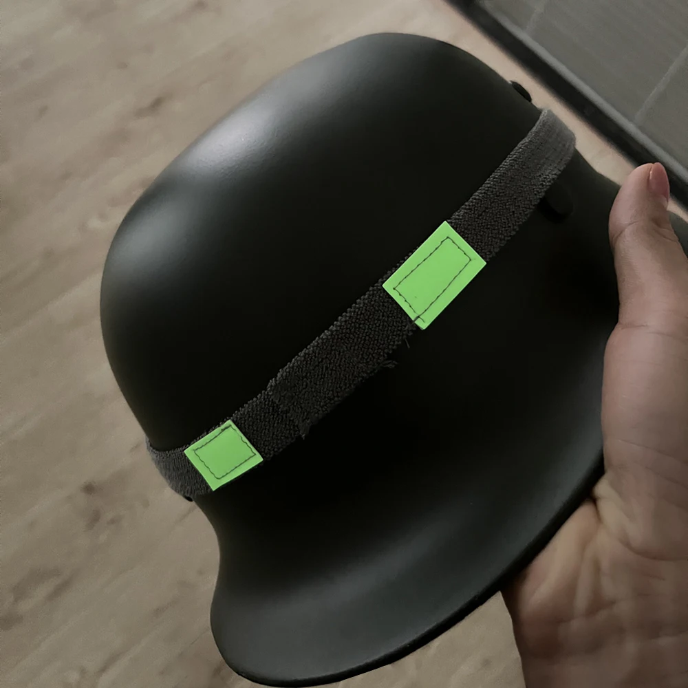 Correa táctica para casco, correas reflectantes para casco para cascos M1 M88 MICH, banda para casco ACH con ojos de gato militar (1 pieza) - imagen 5