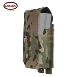 Funda portarevistas 5,56mm MOLLE con clip y soporte universal