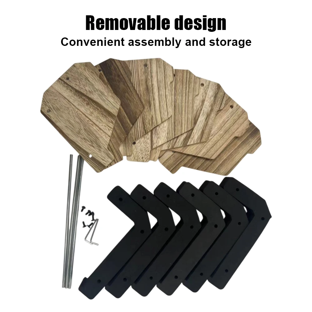 Soporte de pistola de madera con 4/6 ranuras, soporte de exhibición para pistola, estuche de almacenamiento seguro para pistola de madera, soporte de escritorio, organizador de estante para pistola de madera - imagen 5