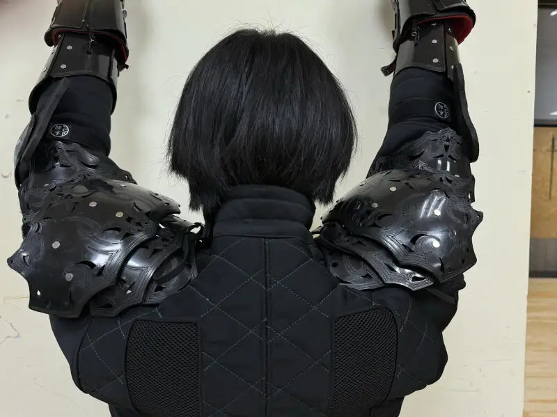 Protectores de brazo de hombro para batalla, polímero ultraligero (1 par)