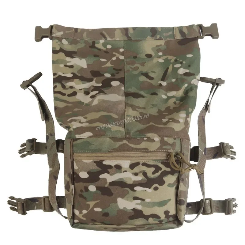 Plataforma de pecho táctica Alpha con paquete de expansión, chaleco con soporte de carga estilo SS (LBV), Kit de expansor Alpha, bolsa, equipo MOLLE dividido de 34A - imagen 5