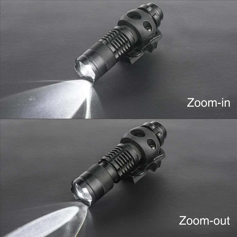 Luz táctica rápida para casco, linterna táctica, lámpara de seguridad de supervivencia, Airsoft, estroboscópica, lámpara de momento constante para casco, caza y Camping - imagen 3