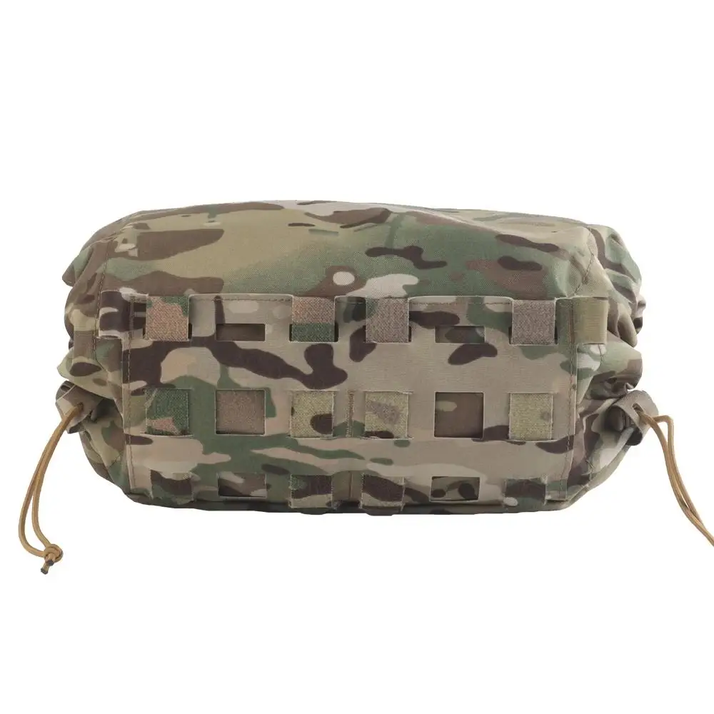 Bolsa táctica para máscara de Gas, ajuste de cordón elástico, herramientas de caza al aire libre, rollo de almacenamiento de ropa, 1 bolsa Molle Airsoft, riñonera de combate - imagen 5