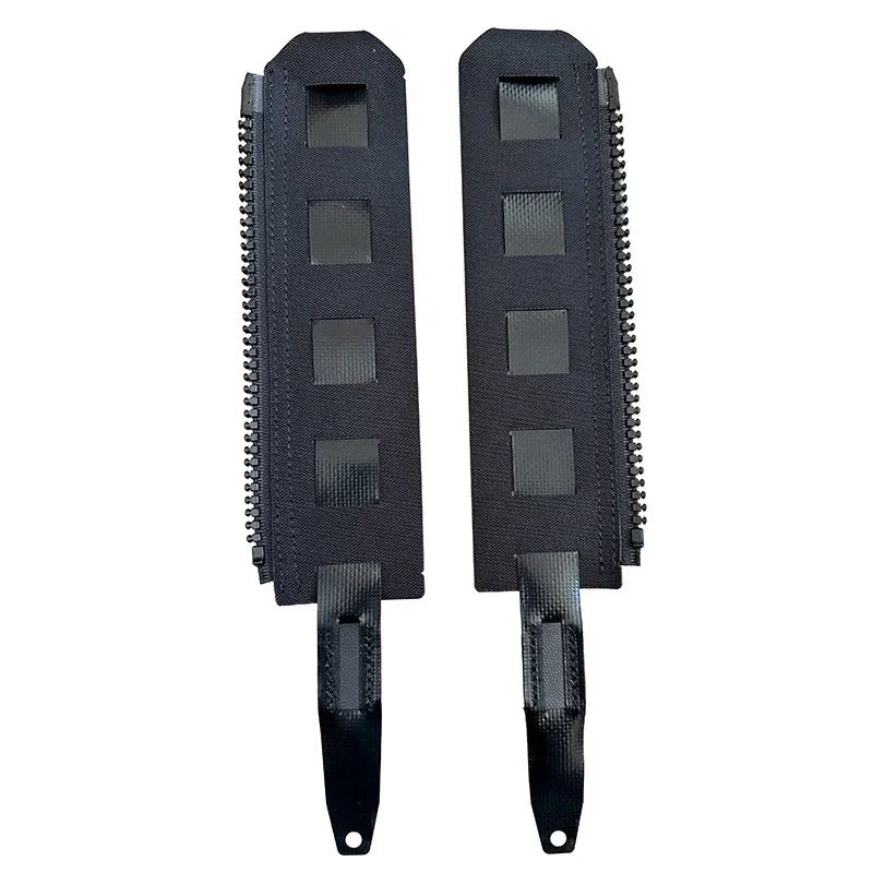 1 par de chaleco táctico FCSK3.0 para exteriores MOLLE Panel trasero adaptador de cremallera conexión Kit de accesorios de cremallera - imagen 3