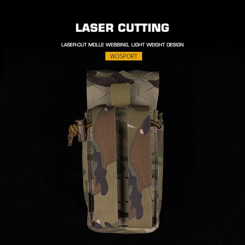 Molle SPUD bolsa táctica multifuncional para walkie-talkie y Radio Mag Carrier, accesorios de caza Airsoft - imagen 5