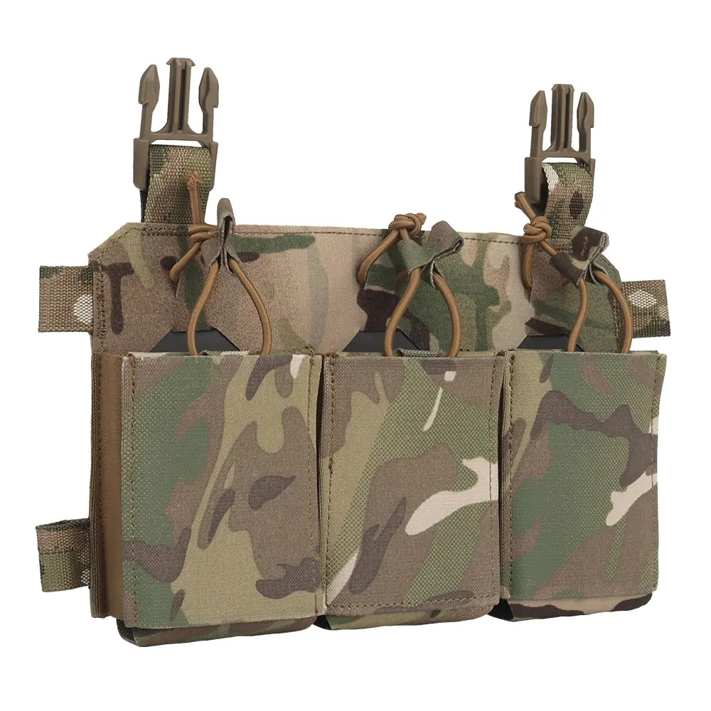 Bolsa táctica triple para rifle y pistola – Soporte multiusos MOLLE - imagen 2