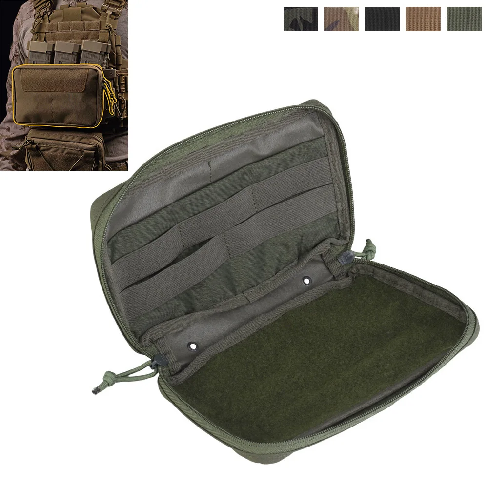 Bolsa táctica mediana Horizontal GP ARC MOLLE, bolsa de uso General, chaleco portador de placa táctica, almacenamiento frontal, bolsillo para herramientas IFAK - imagen 3