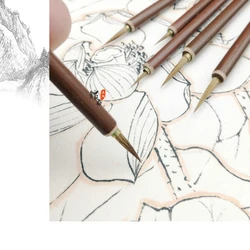 Set pinceles caligrafía chinos motivo loto – Profesionales principiantes