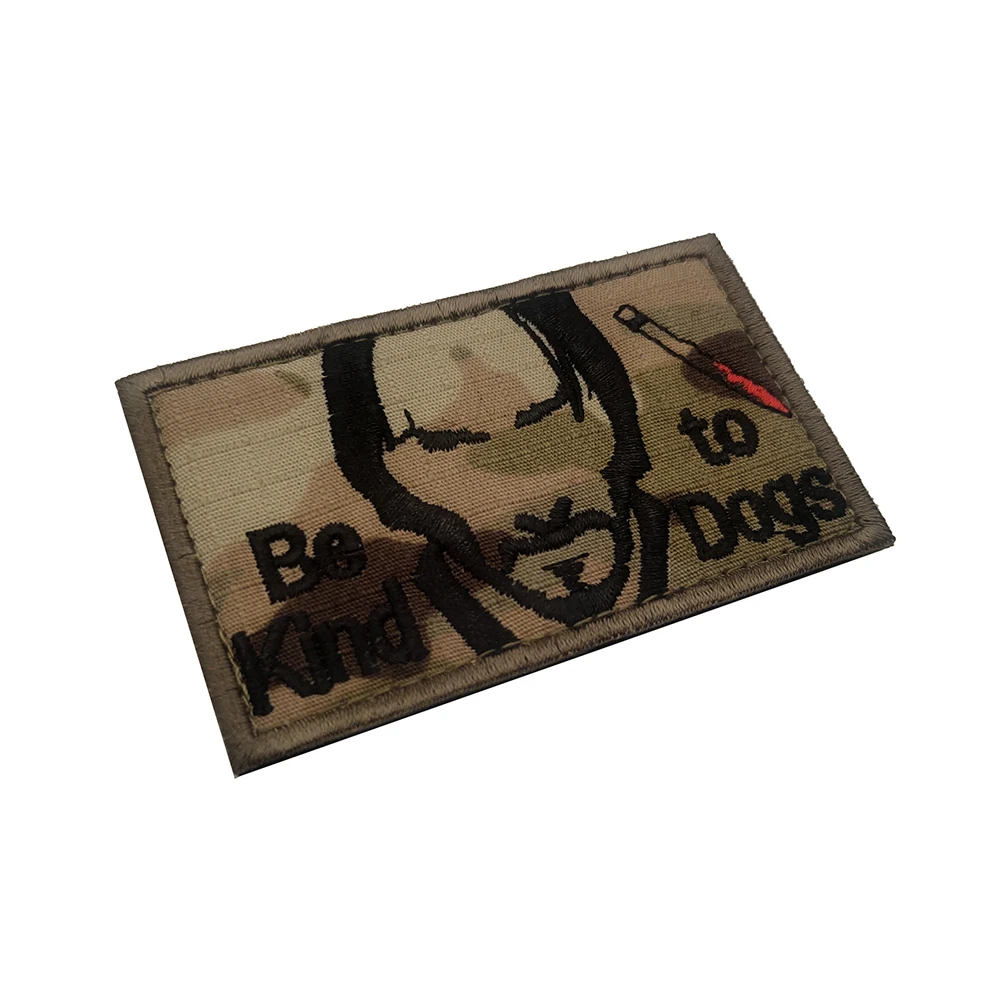 BE TO KIND DOGS parches bordados, rechace proteger a los animales, insignia táctica, brazalete para ropa, mochila, decoración DIY - imagen 5