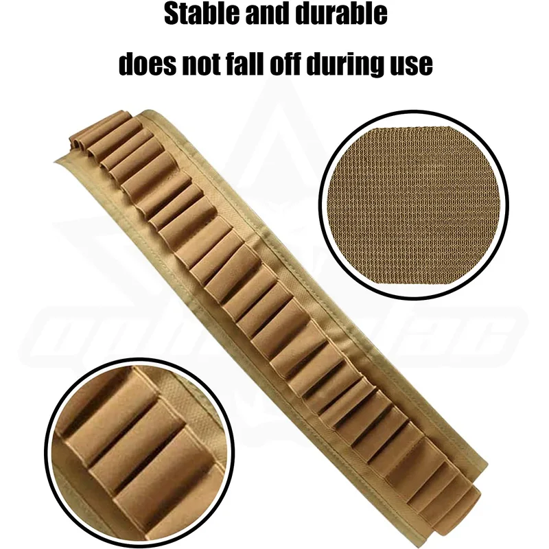 OPHIDIAN 27/30 /50 rondas cinturón de bala de escopeta para escopeta de calibre 12, soporte de bolsa de munición ajustable, accesorios de caza - imagen 4