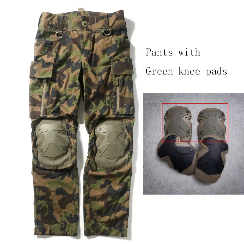 Pantalones tácticos anti-infrarrojos camuflaje suizo CE G-3 G-4 - imagen 2