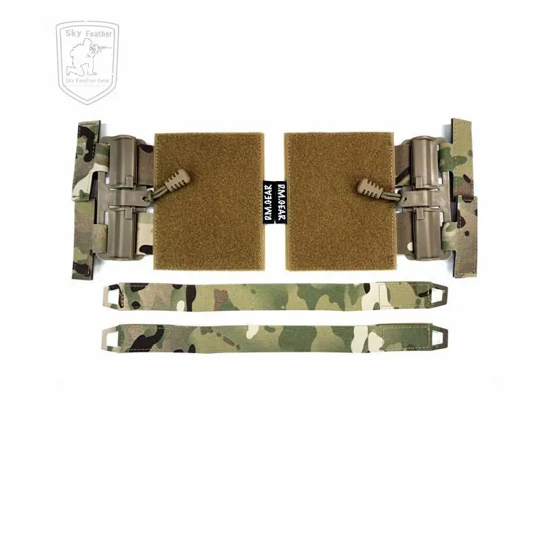Accesorios de equipo de caza MOLLE, conjunto de hebilla de liberación rápida, adaptador para chaleco táctico JPC de 3 bandas - imagen 2