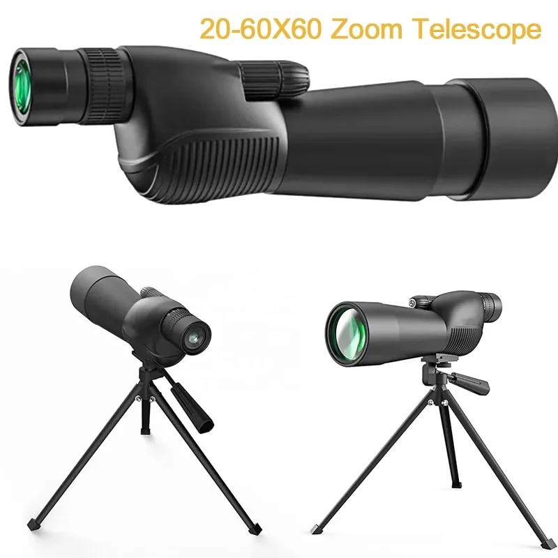 Telescopio Monocular potente para teléfono móvil, Prisma Bak4, resistente al agua, antivaho, Zoom de 20-60x60 - imagen 2