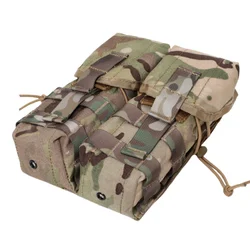 Bolsa táctica MOLLE doble portacargadores rifle 5,56/7,62