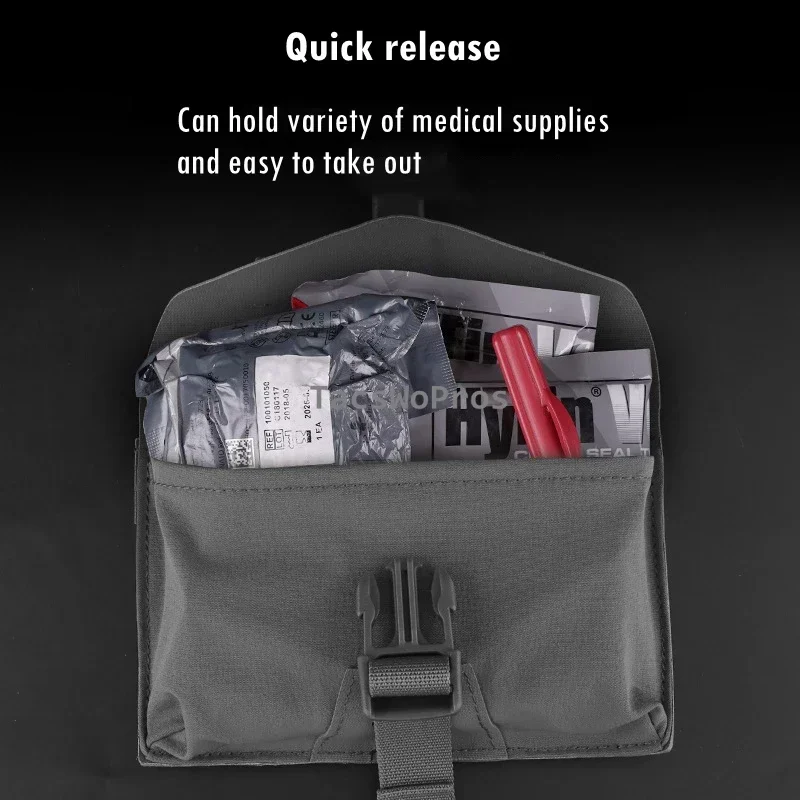 Bolsa EDC MOLLE para entrenamiento de combate táctico, riñonera para herramientas de emergencia Airsoft, Kit de primeros auxilios para caza, senderismo y supervivencia - imagen 5