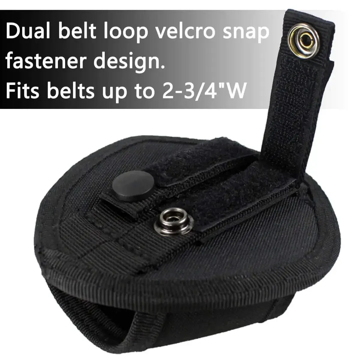 Estuche táctico para esposas, bolsillos para la cintura del oficial, bolsa de accesorios de seguridad, se adapta a cinturón de servicio de 2 pulgadas, parte superior abierta, tracción rápida - imagen 5