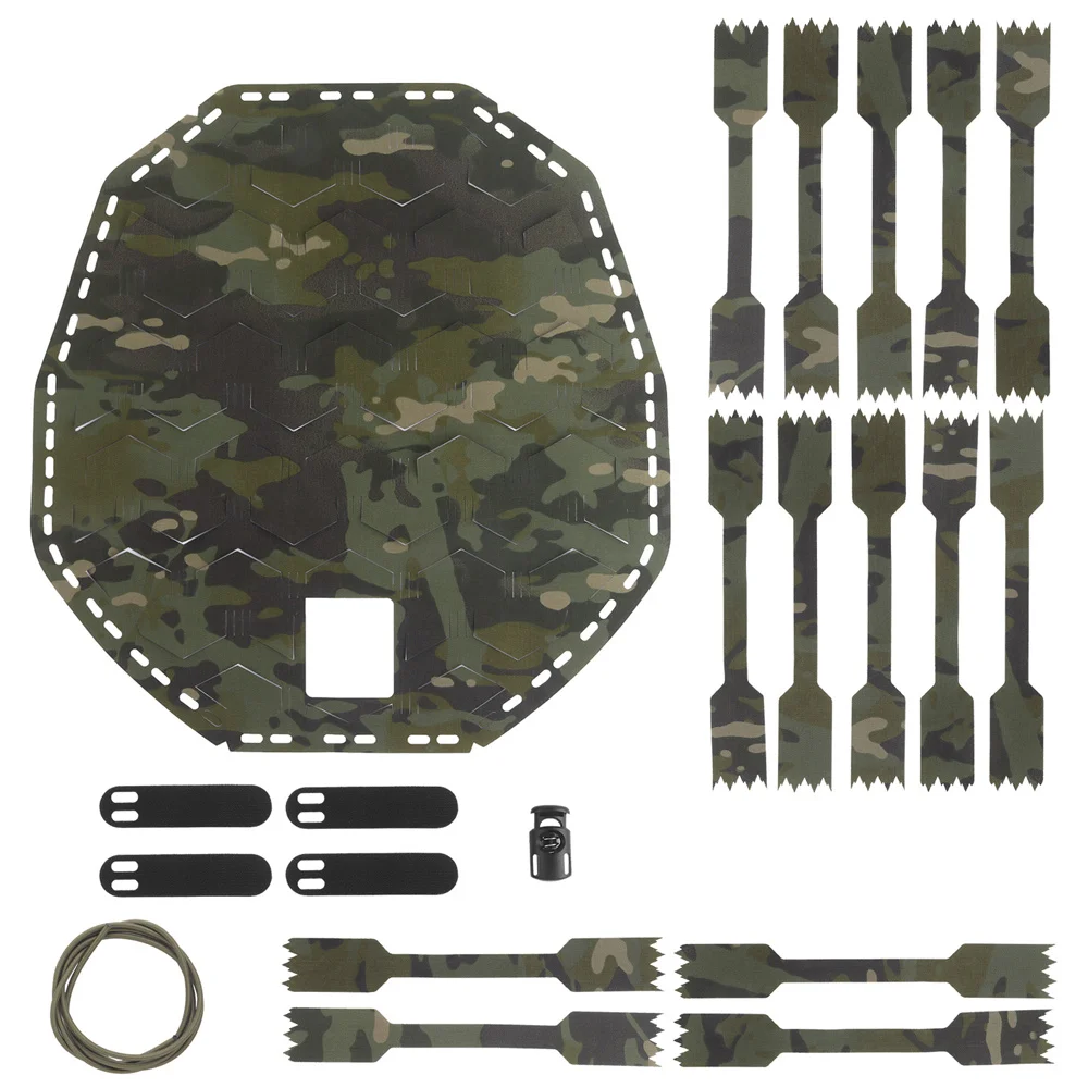 Cubierta táctica para casco al aire libre, accesorios para casco de camuflaje, accesorios de caza, equipo de entrenamiento para Cosplay - imagen 3