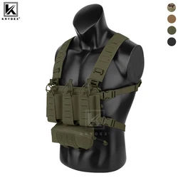 KRYDEX Plataforma de pecho MOLLE con portacargadores y bolsillo GP
