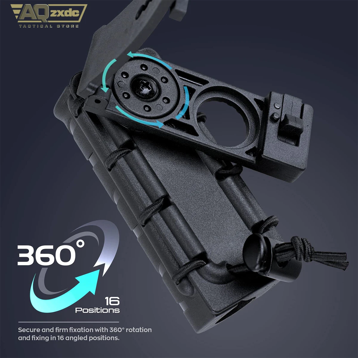 AQzxdc-funda para esposas Molle de policía con funda de pulverización OC para cinturón de servicio, funda táctica para espray de pimienta para esposas Asp - imagen 5