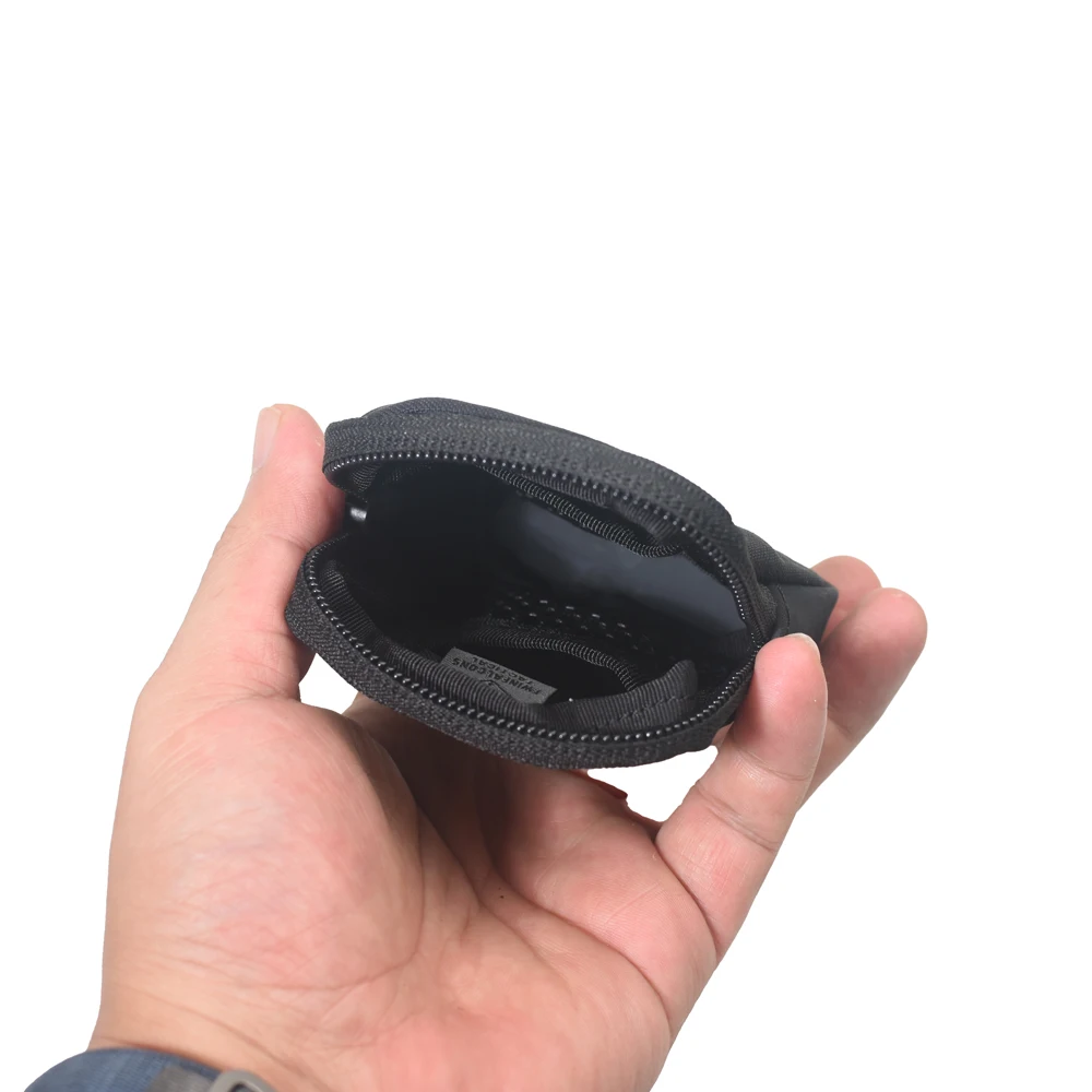 Mini bolsa táctica de accesorios para auriculares EDC, bolsa para llaves, monedero, billetera, bolsa de herramientas con cremallera - imagen 5