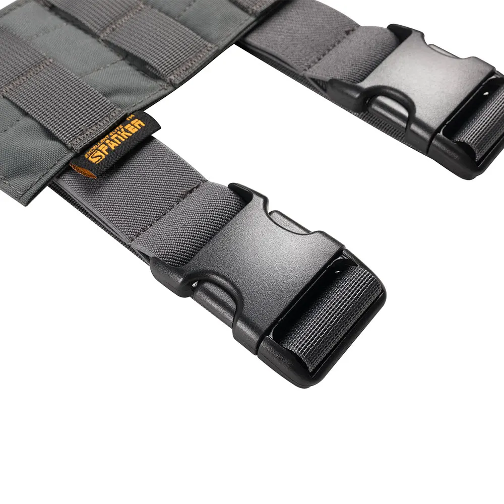 Funda táctica Universal para pierna, plataforma para muslo, funda para pistola Molle para caza, Panel de Paintball con correas ajustables - imagen 3