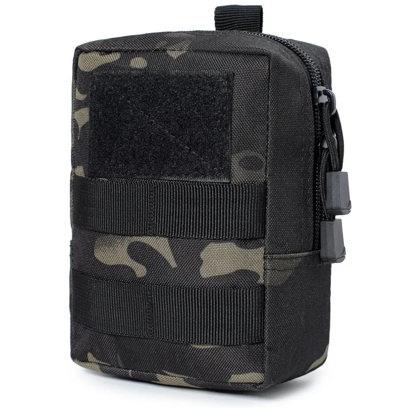 Bolsa táctica de camuflaje EDC, bolsa Molle de utilidad, bolsillo de caza, riñonera, bolsa EDC para senderismo al aire libre, montar, Camping, supervivencia - imagen 3