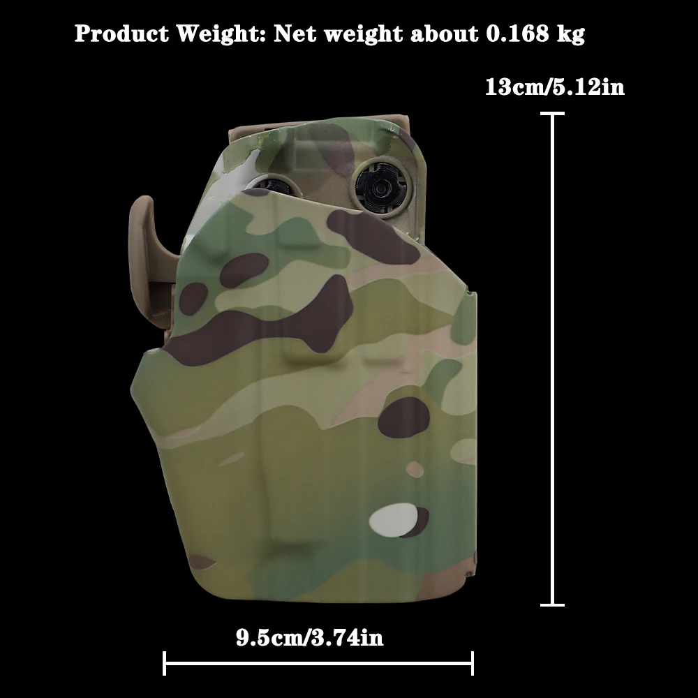 Funda de liberación rápida subcompacta para G26,P99C,G2,GLOCK 26/27/30/33/39,H & K P30SK 9mm/40 pistola Airsoft cinturón Clip funda de caza - imagen 4