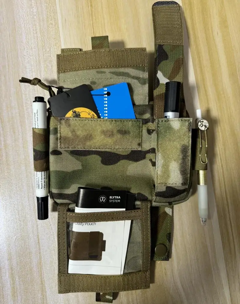 Bolsa táctica Super Admin, bolsa táctica Compatible con MOLLE, almacenamiento de equipo de administración, bolsa exterior resistente para chaleco táctico - imagen 5