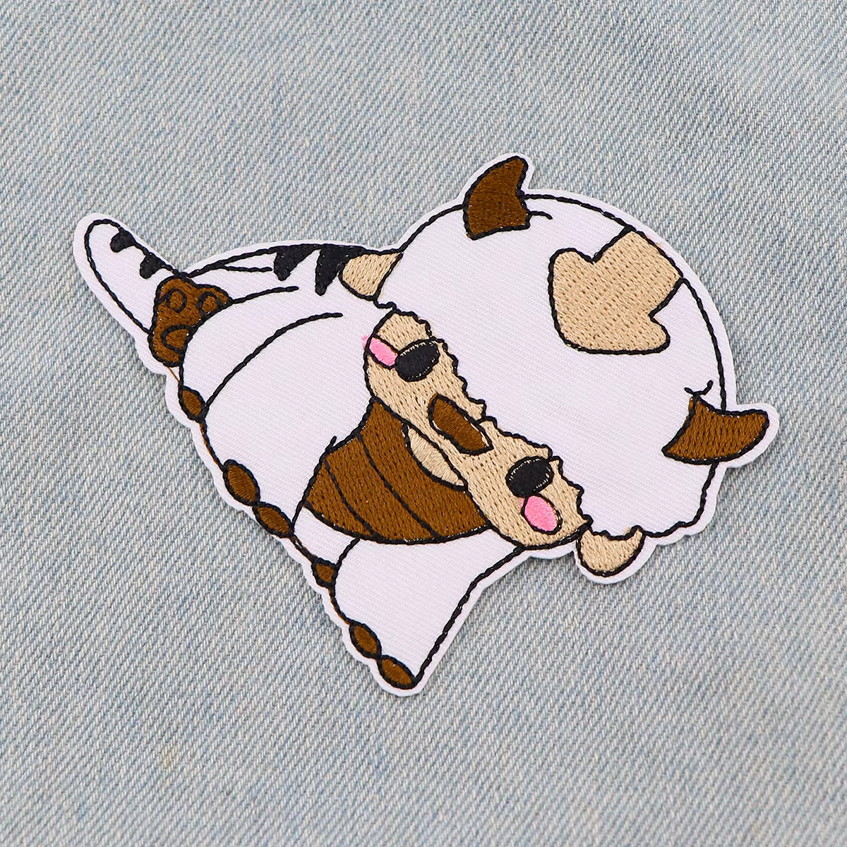 Parche bordado Avatar caricatura – Insignia DIY para coser o planchar - imagen 4
