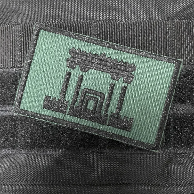 Parche táctico bordado de la bandera de Israel, pegatinas de gancho y bucle, insignia de moral verde y blanca para ropa, aplique de mochila - imagen 5