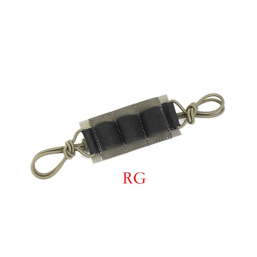 Casco táctico para deportes al aire libre, cordón NVG, tablero de almacenamiento de batería elástico, bolsa, dispositivo de visión nocturna, banda de correa fija - imagen 2