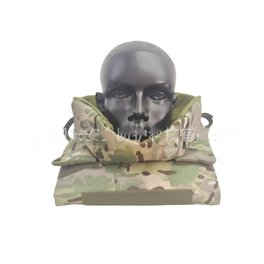 Camuflaje de ruinas tácticas rusas, chaleco de estrategia de protección de cuello y cuello balístico IIIA, accesorios universales - imagen 2
