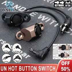 WADSN Botón Presión Táctico Remoto Sistema MOLLE