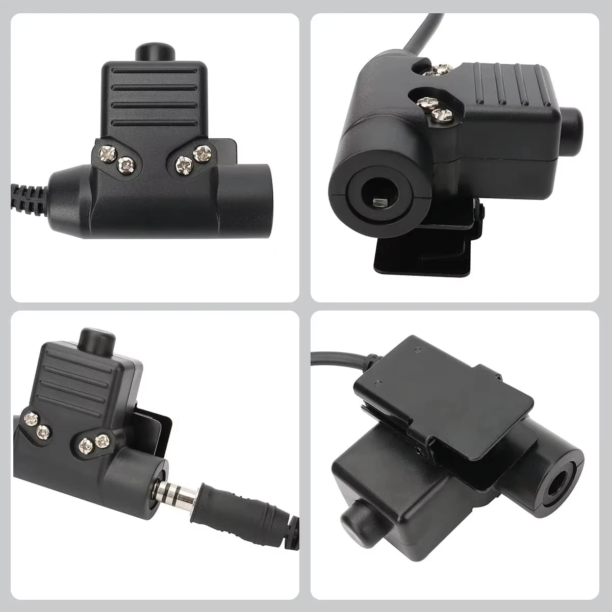 Auriculares U94 PTT para KENWOD enchufe Walkie Talkie BaoFeng UV-82 Radio auriculares PTT U94 Z113 - imagen 5