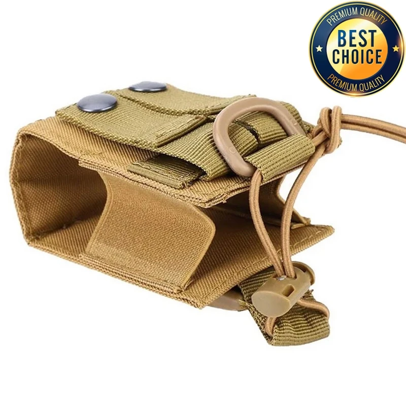 1000D portátil táctico Molle Radio Walkie Talkie bolsa soporte bolsillo interfono funda bolsa de transporte Walkie-Talkie estuche protector - imagen 5