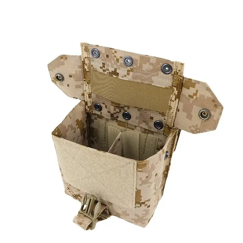 Bolsa de utilidad táctica MOLLE M60 200RD para entusiastas de airsoft, al aire libre y de equipo - Favorito DG - imagen 2