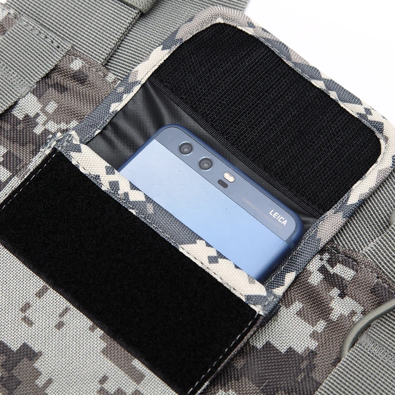 Bolsa de pecho táctica de nailon de camuflaje PT-08, soporte multifuncional para Radio, colgante, ajustable, portátil para caza militar al aire libre - imagen 5