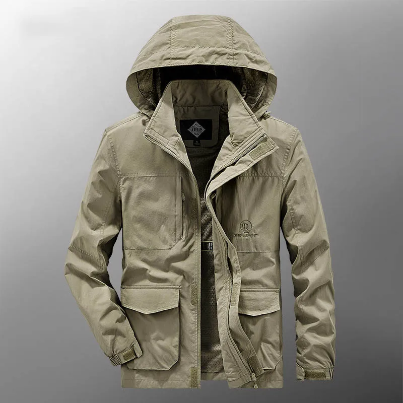 Chaqueta informal fina para hombre, chaqueta táctica militar a prueba de viento, chaqueta deportiva para escalada de montaña al aire libre, primavera y otoño - imagen 3