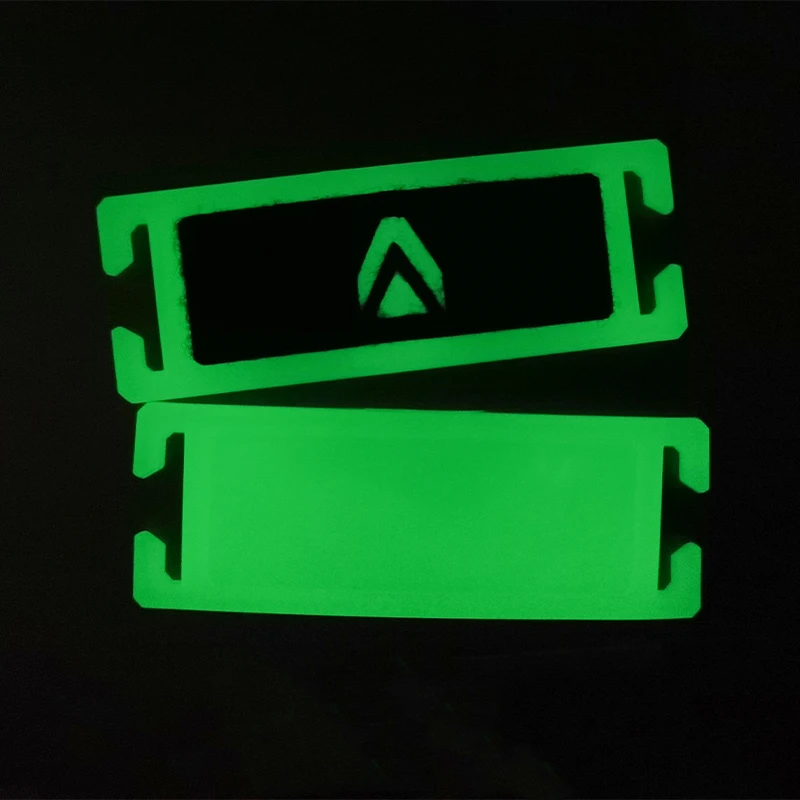 Parches convertidores de sello luminoso, insignia de brazalete táctico para asiento, grabable, actualización 2,0, decoración de mochila DIY con bucle de 2,5 cm - imagen 2