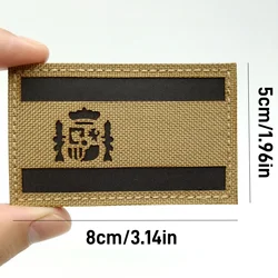 Parche bandera España reflectante – Táctico con velcro
