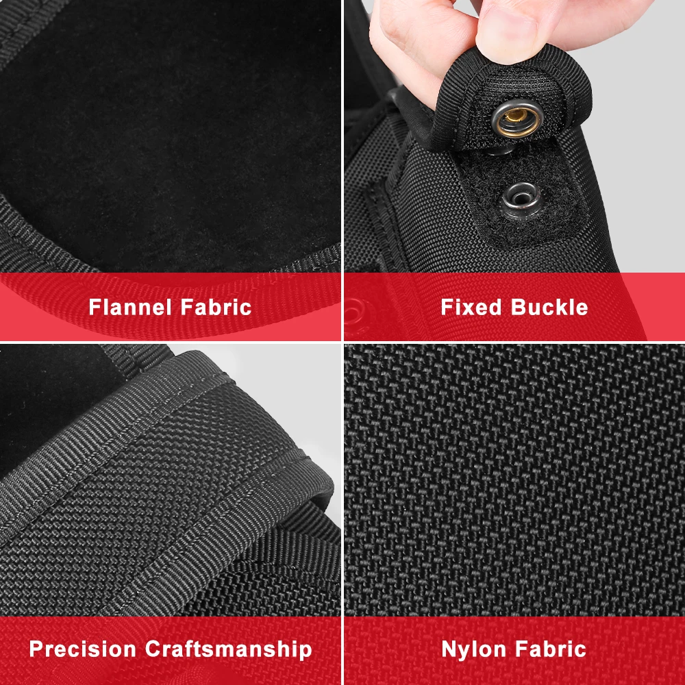 Funda OWB Glock, funda Universal para pistola, funda para pistola con bolsa para revistas, funda para cinturón con soporte para pistola de mano izquierda/derecha - imagen 4