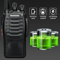 BAOFENG BF-88E walkie talkie PMR 446MHz multicanal caza radioafición