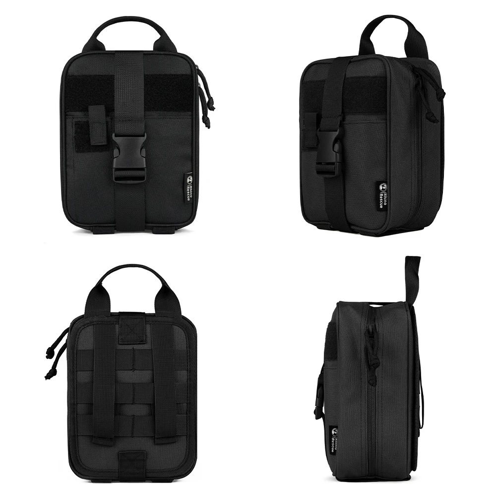 RHINO RESCUE Botiquín de primeros auxilios para el hogar y el exterior | Gel para quemar, torniquete, vendaje para traumatismos, manta térmica | Emergencia familiar - imagen 4