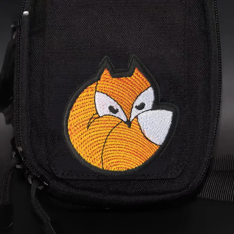 Parche de zorro, moral táctica, insignia bordada, gancho y bucle, mochila militar, ropa, accesorios decorativos, pegatina, brazalete