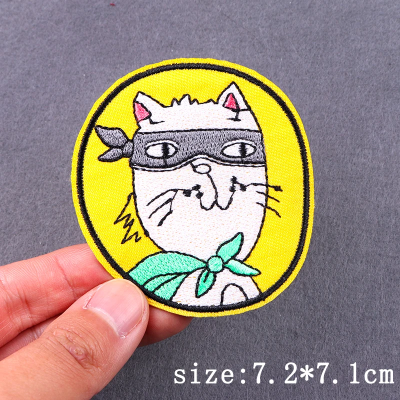 Parches Punk de Hip Hop para ropa, Parche de radiación de planta de energía Nuclear, parches para planchar en la ropa, parche bordado de Energía Atómica - imagen 4