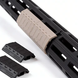 12 Uds. Cubierta de riel táctico M-LOK MLOK, accesorios de pistola de montaje en riel MLOK de nailon, Protector de mano antideslizante