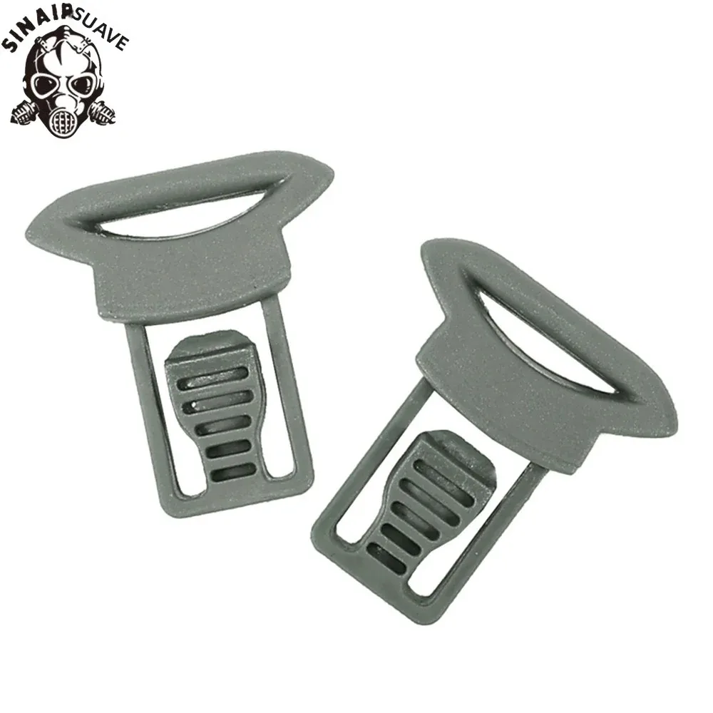Gancho para casco táctico, 2 uds., para rieles laterales, instalación de Paintball, accesorios para casco Airsoft - imagen 2