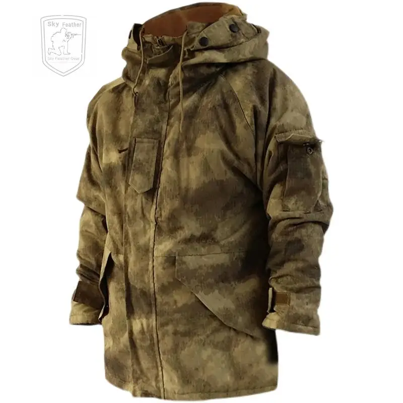 G8 Rash-Chaqueta cortavientos táctica para hombre, forro polar de camuflaje, abrigo cálido para exteriores, Invierno - imagen 5