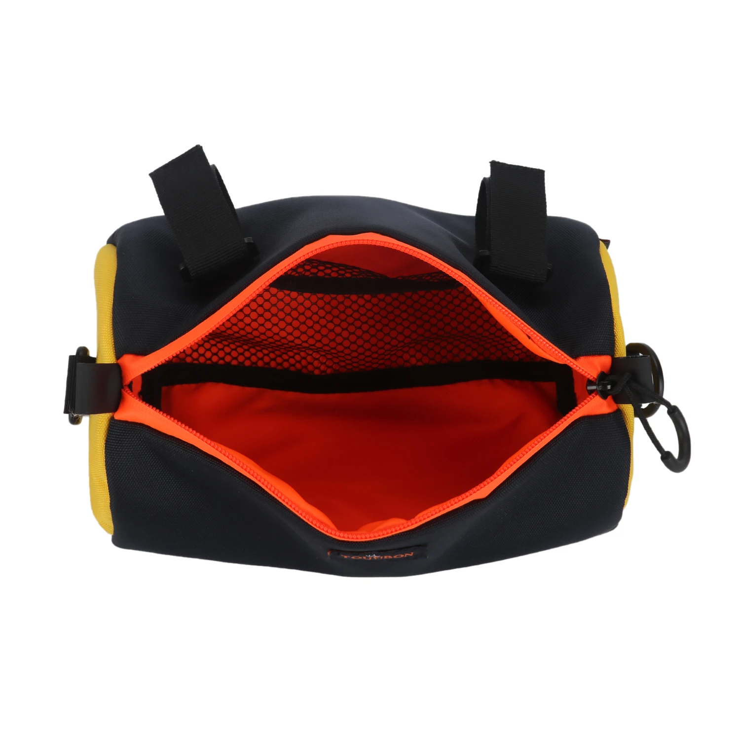 TOURBON-Bolsa de nailon para manillar de bicicleta, accesorio para ciclismo, marco frontal, tubo superior, resistente al agua, cesta de almacenamiento - imagen 5
